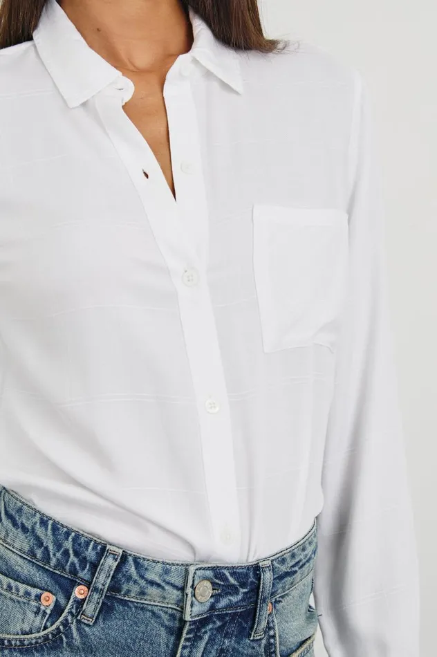 Rails Tops Women HUNTER SHIRT Ivory Check