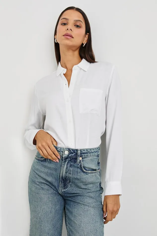 Rails Tops Women HUNTER SHIRT Ivory Check