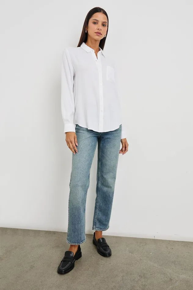 Rails Tops Women HUNTER SHIRT Ivory Check