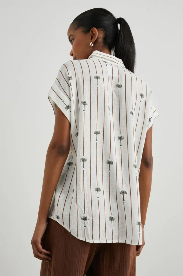 Rails Tops Women JAMIE SHIRT Stripe Palms