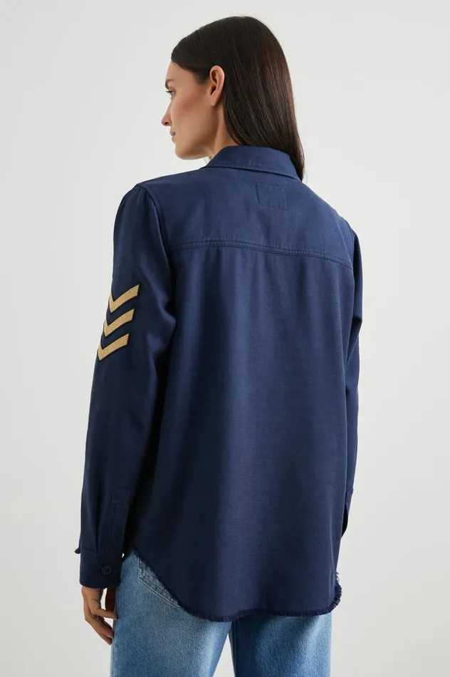 Rails Tops Women LOREN SHIRT JACKET Navy