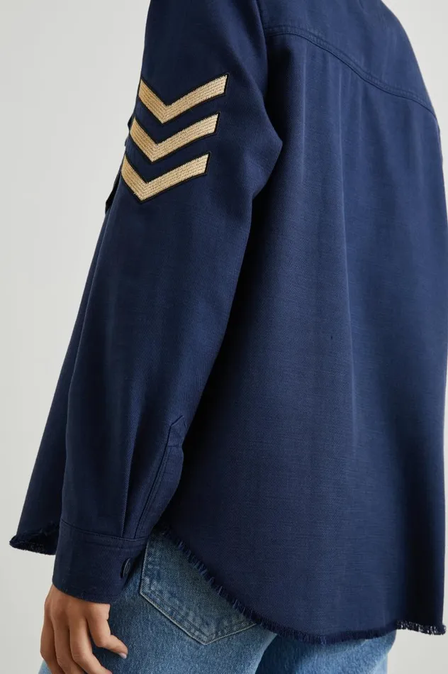 Rails Tops Women LOREN SHIRT JACKET Navy