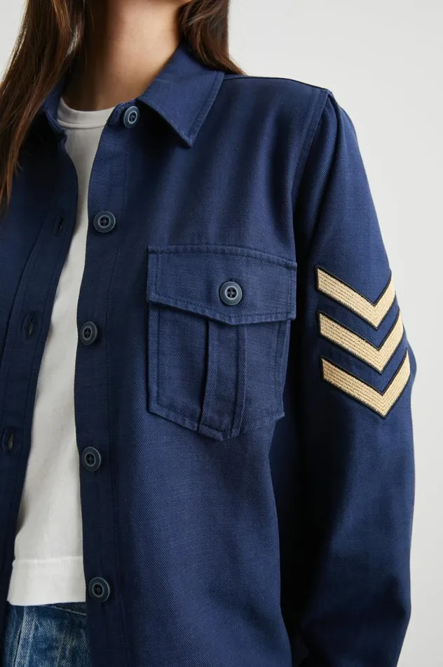 Rails Tops Women LOREN SHIRT JACKET Navy