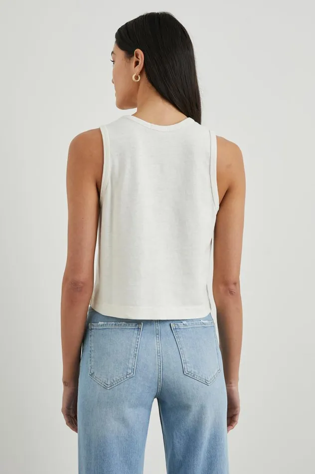 Rails Tops Women THE BOXY TANK Porcelain