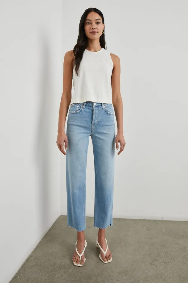 Rails Tops Women THE BOXY TANK Porcelain