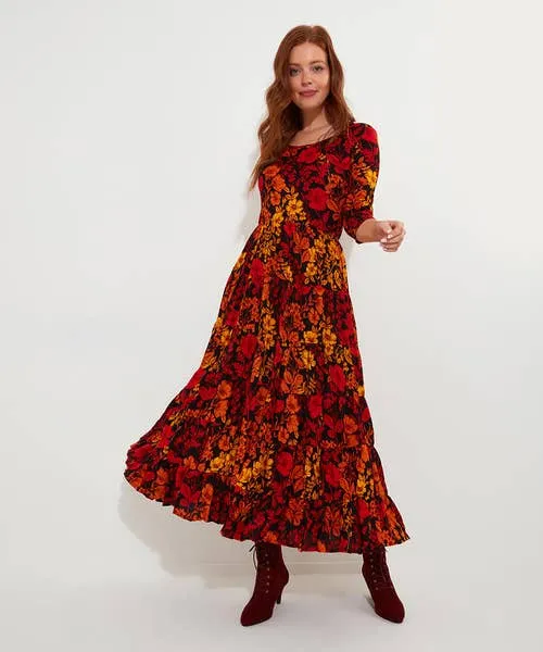 Rebecca Crinkle Dress Black Apparel Dresses Joebrowns