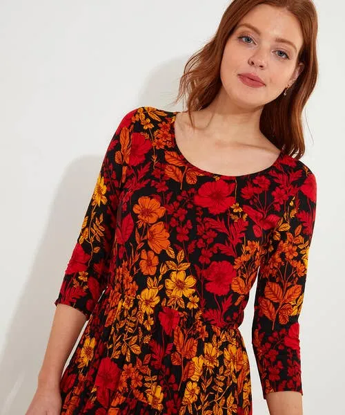 Rebecca Crinkle Dress Black Apparel Dresses Joebrowns