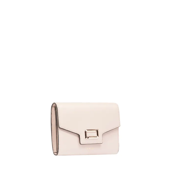 Rectangular Flap Compact Wallet Pink Quartz Women Lancel Wallet