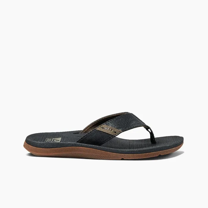 Reef Flip Flops Men Santa Ana Black