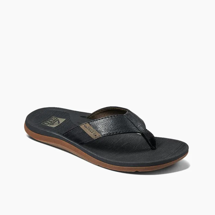 Reef Flip Flops Men Santa Ana Black Reef Flip Flops Men Santa Ana Black