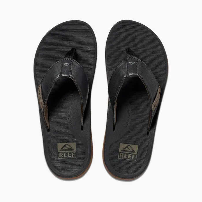 Reef Flip Flops Men Santa Ana Black Reef Flip Flops Men Santa Ana Black