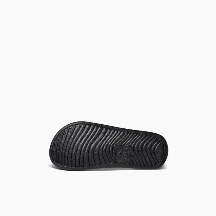 Reef Kids 58 Years One Slide Reef Blackwhite Reef Kids 58 Years One Slide Reef Blackwhite