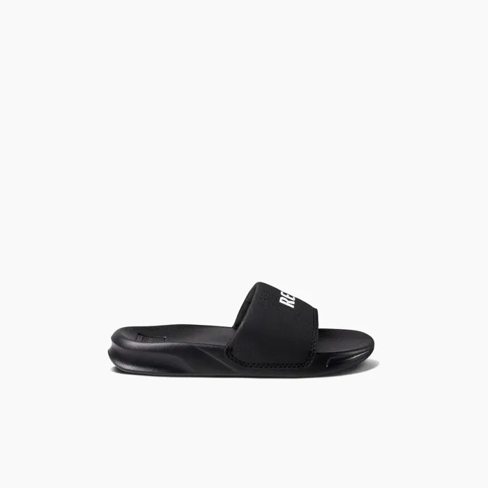 Reef Kids 58 Years One Slide Reef Blackwhite Reef Kids 58 Years One Slide Reef Blackwhite
