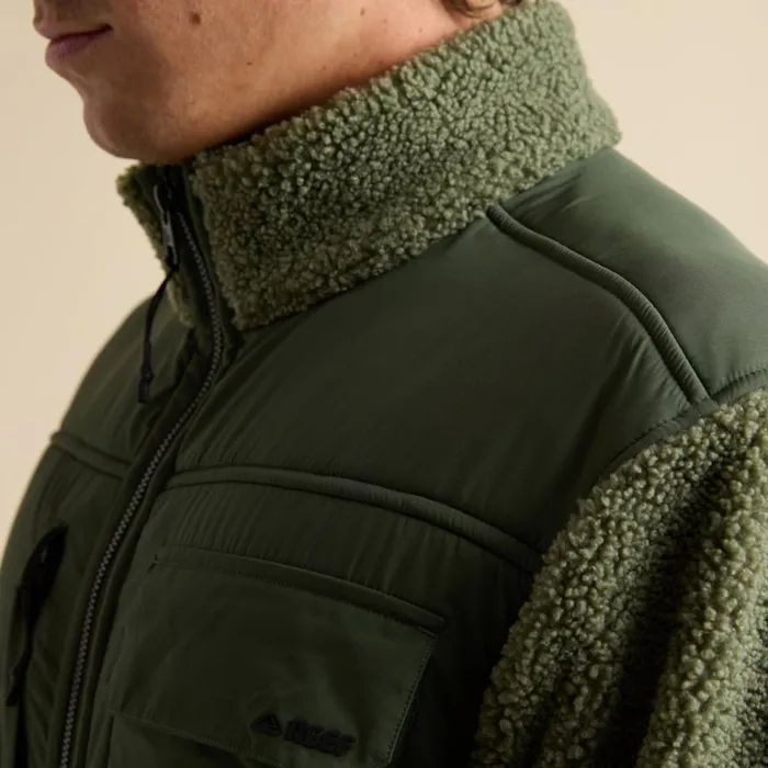 Reef Outerwear Men Cooke Sherpa Jacket Olivine Reef Outerwear Men Cooke Sherpa Jacket Olivine