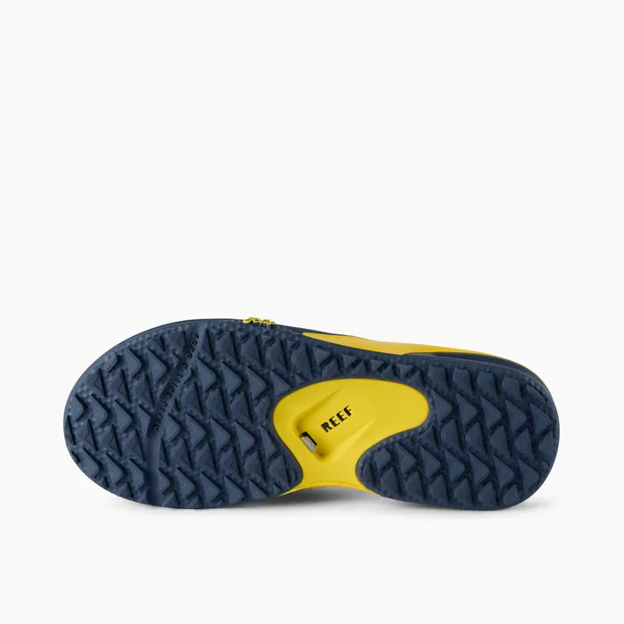 Reef Sandals Men Fanning Pregame Navyyellow