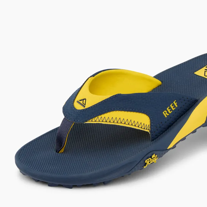 Reef Sandals Men Fanning Pregame Navyyellow