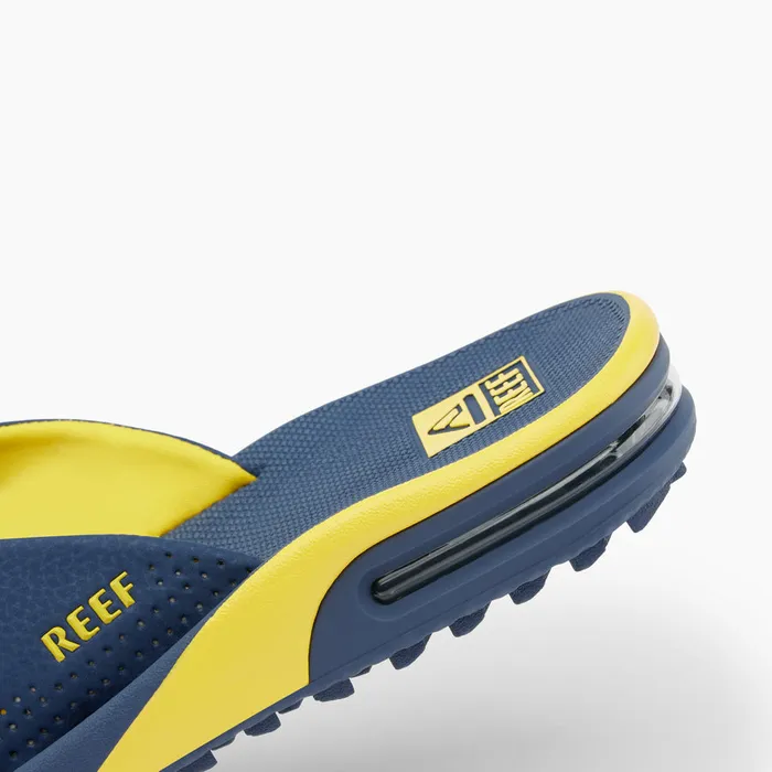 Reef Sandals Men Fanning Pregame Navyyellow