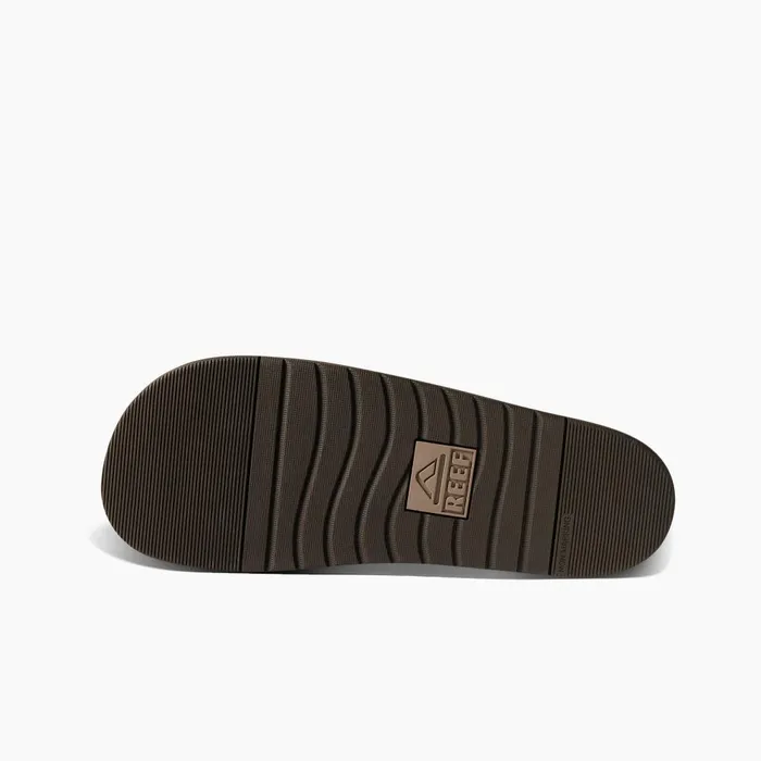 Reef Sandals Men Ojai Two Bar Brown Leather