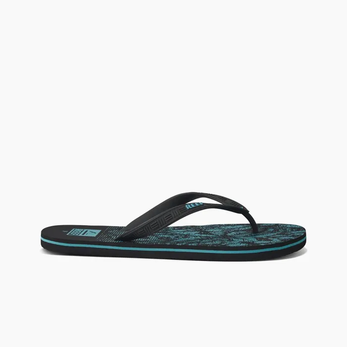 Reef Sandals Men Seaside Prints Aquifier Palm
