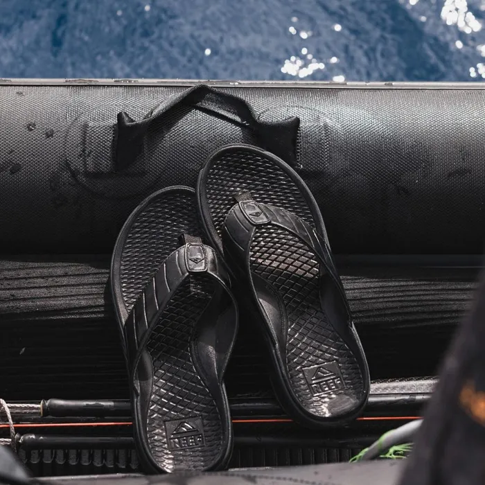 Reef Sandals Men The Deckhand Black Reef Sandals Men The Deckhand Black