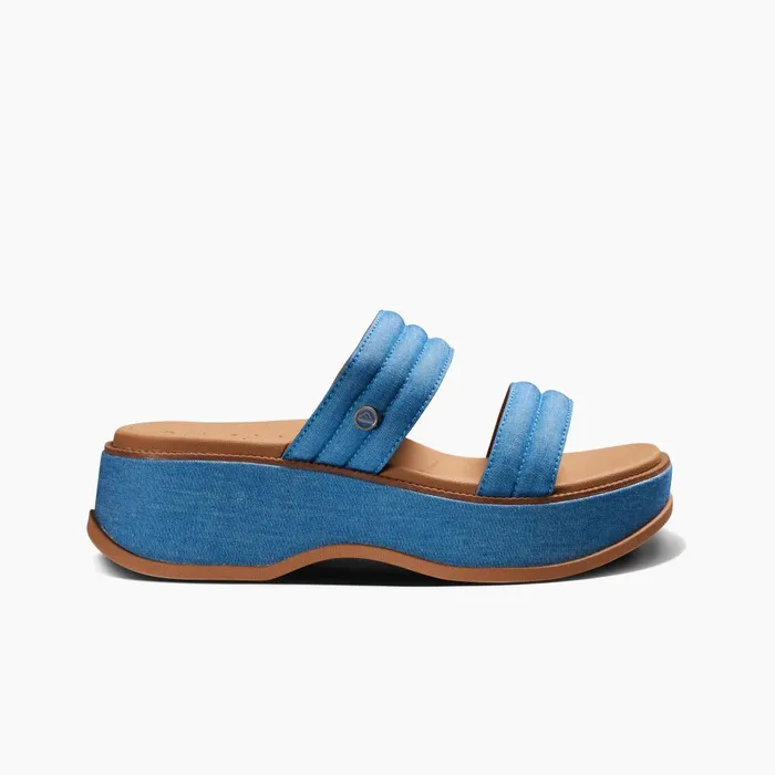 Reef Sandals Women Lofty Lux Hi Denim