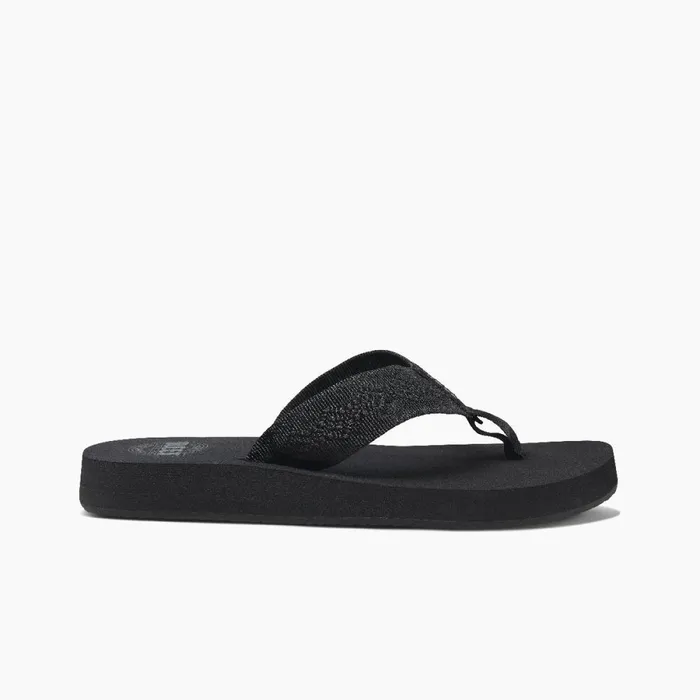Reef Sandals Women Sandy Blackblack