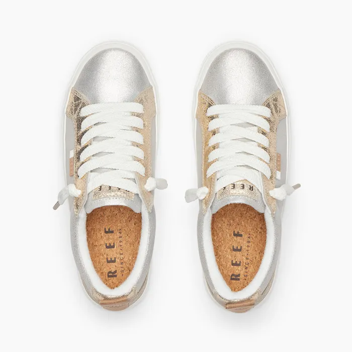 Reef Shoes Women Lay Day Dawn Marbled Silver