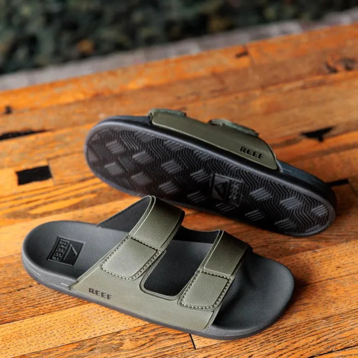 Reef Slides Men Cushion Tradewind Greyolive Reef Slides Men Cushion Tradewind Greyolive