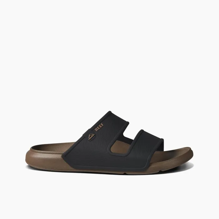 Reef Slides Men Oasis Double Up Fossilblack