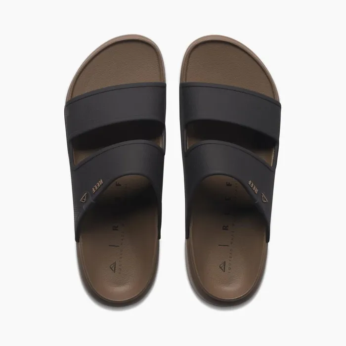 Reef Slides Men Oasis Double Up Fossilblack