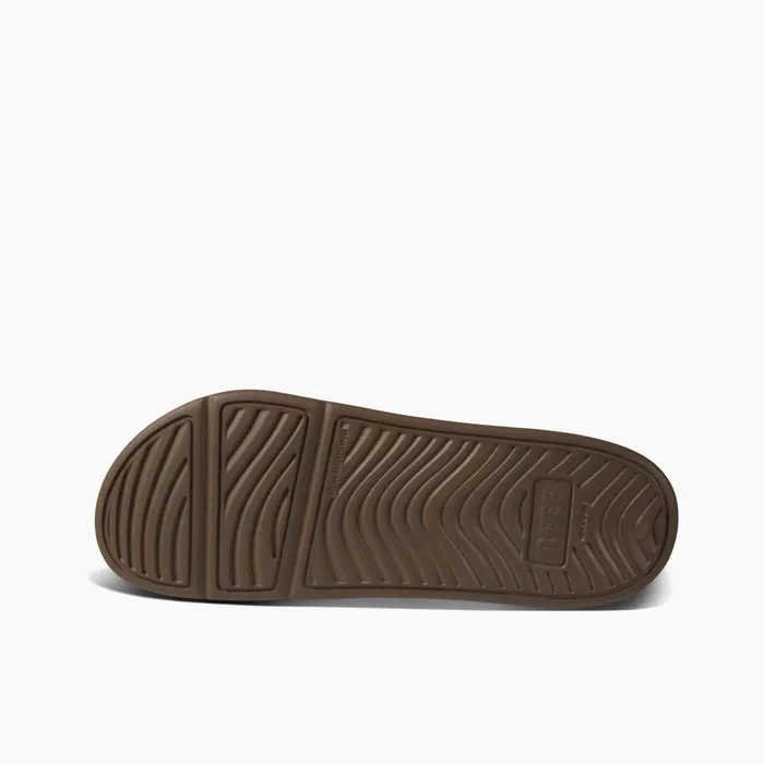 Reef Slides Men Oasis Double Up Fossilblack