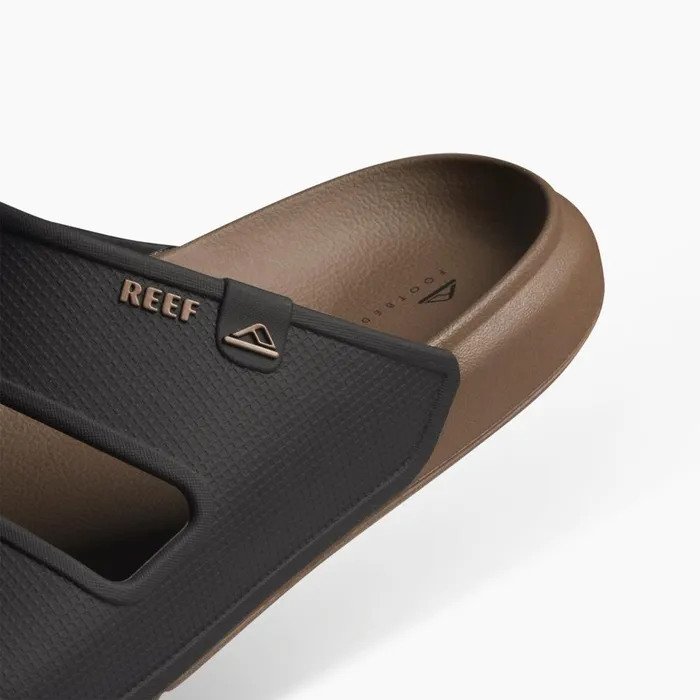 Reef Slides Men Oasis Double Up Fossilblack