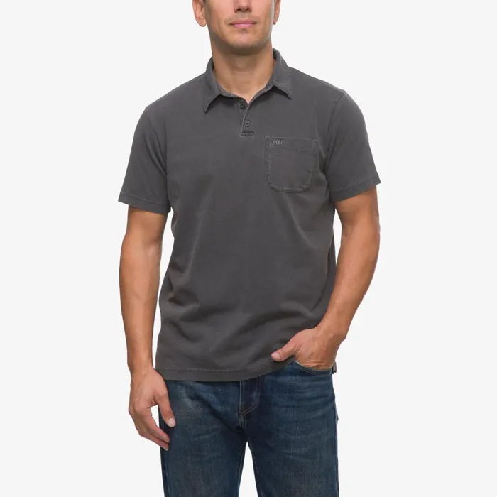 Reef TShirts and Shirts Men Walker Short Sleeve Polo Pirate Black