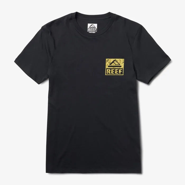 Reef TShirts and Shirts Men Wellie Short Sleeve Graphic Tee Caviar Reef TShirts and Shirts Men Wellie Short Sleeve Graphic Tee Caviar