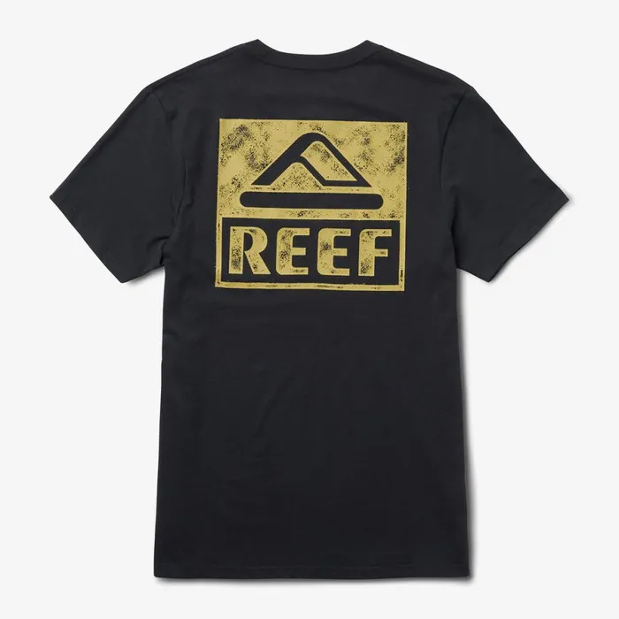 Reef TShirts and Shirts Men Wellie Short Sleeve Graphic Tee Caviar Reef TShirts and Shirts Men Wellie Short Sleeve Graphic Tee Caviar