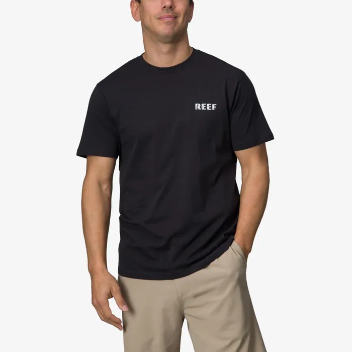Reef TShirts and Shirts Men Wellie Short Sleeve Tee Caviar