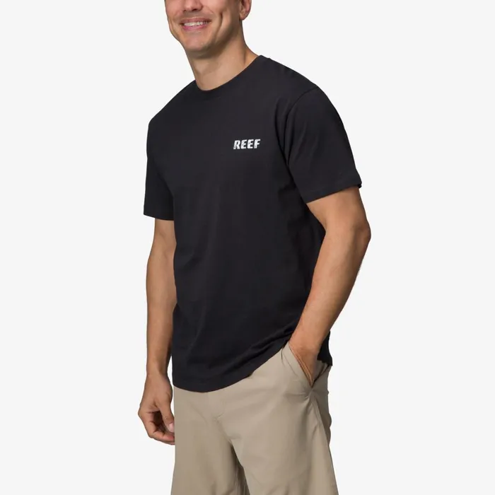 Reef TShirts and Shirts Men Wellie Short Sleeve Tee Caviar