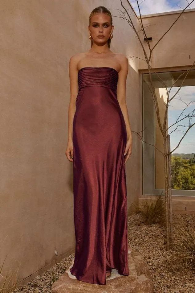 Runaway The Label Maxi Shop ADINA MAXI DRESS 8211 SIENNA