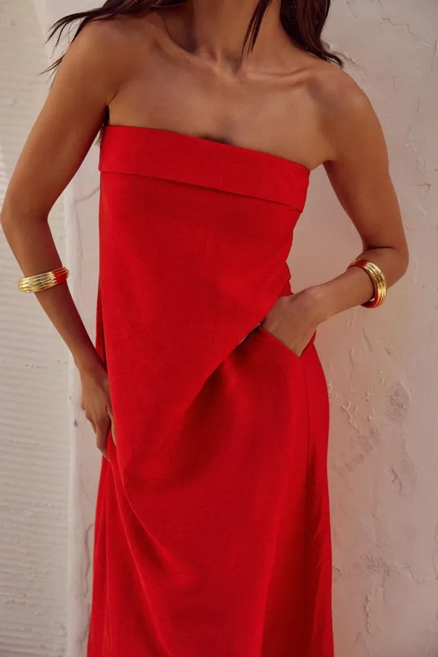 Runaway The Label Maxi Shop SAPHIRA MAXI DRESS 8211 JAFFA