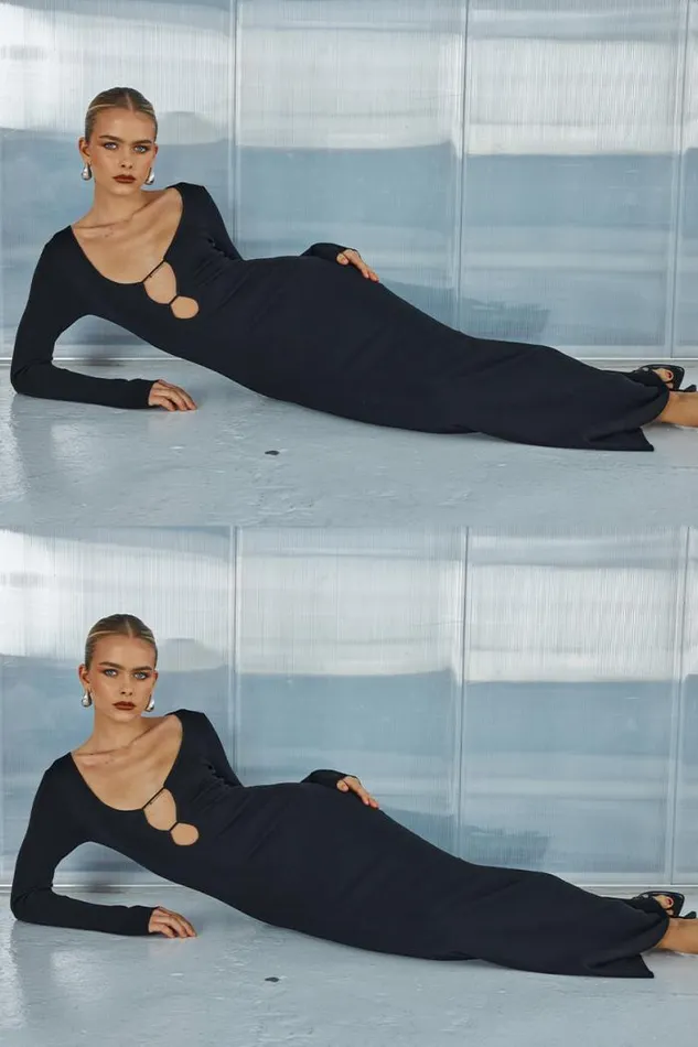 Runaway The Label Maxi Shop SETANA MAXI DRESS 8211 BLACK