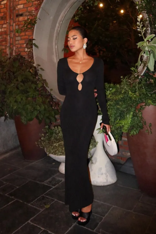 Runaway The Label Maxi Shop SETANA MAXI DRESS 8211 BLACK