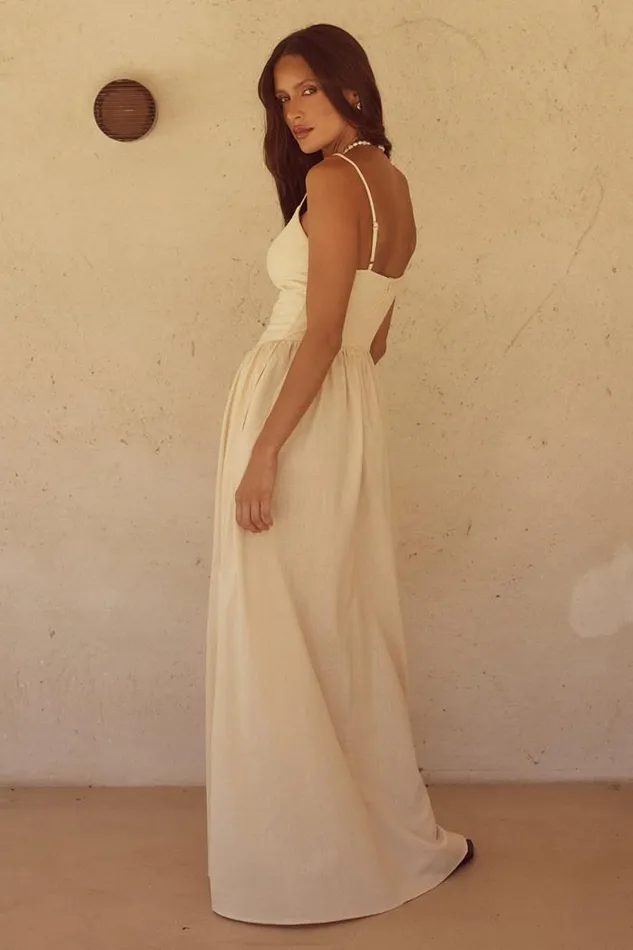 Runaway The Label Maxi Shop ZEPHY MAXI DRESS 8211 SAND