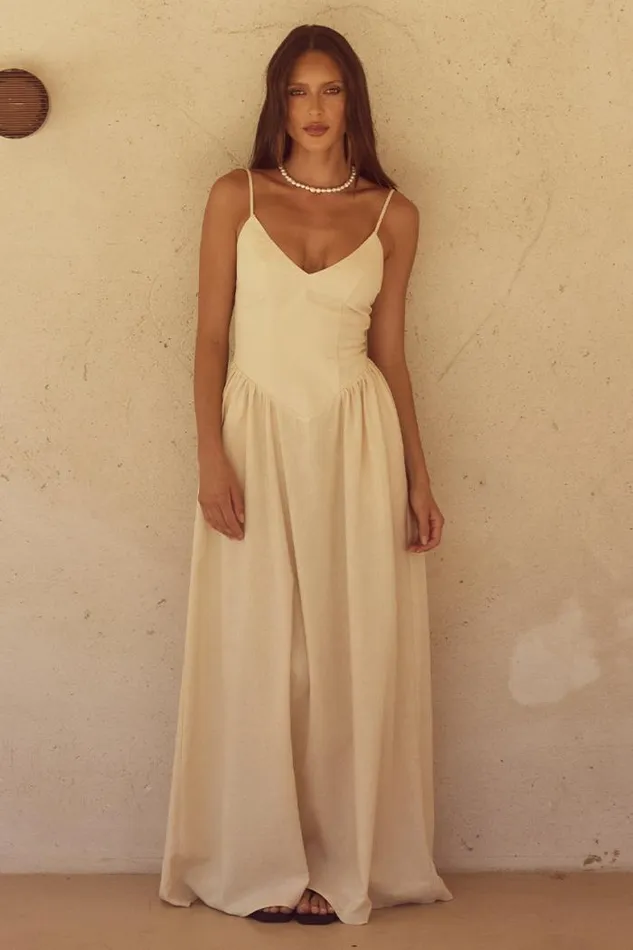 Runaway The Label Maxi Shop ZEPHY MAXI DRESS 8211 SAND