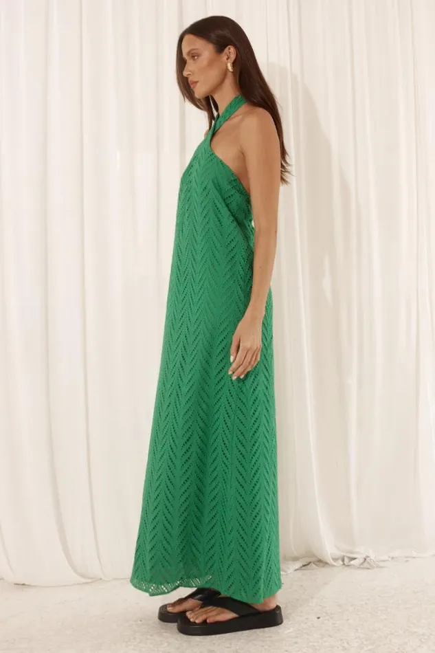 Runaway The Label Midi Shop CALLIE MIDI DRESS 8211 GREEN