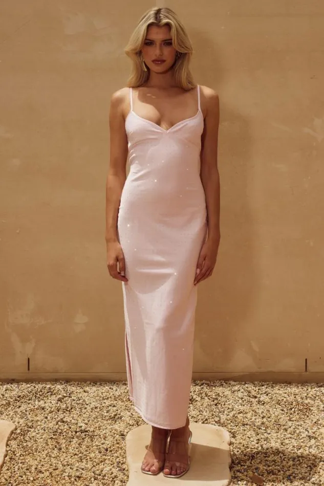 Runaway The Label Midi Shop KALINA MIDI DRESS 8211 MUSK
