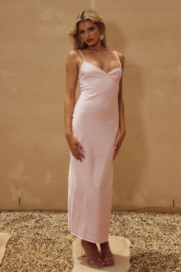 Runaway The Label Midi Shop KALINA MIDI DRESS 8211 MUSK