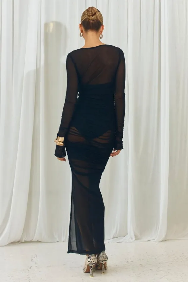 Runaway The Label Midi Shop KARDI MIDI DRESS 8211 BLACK
