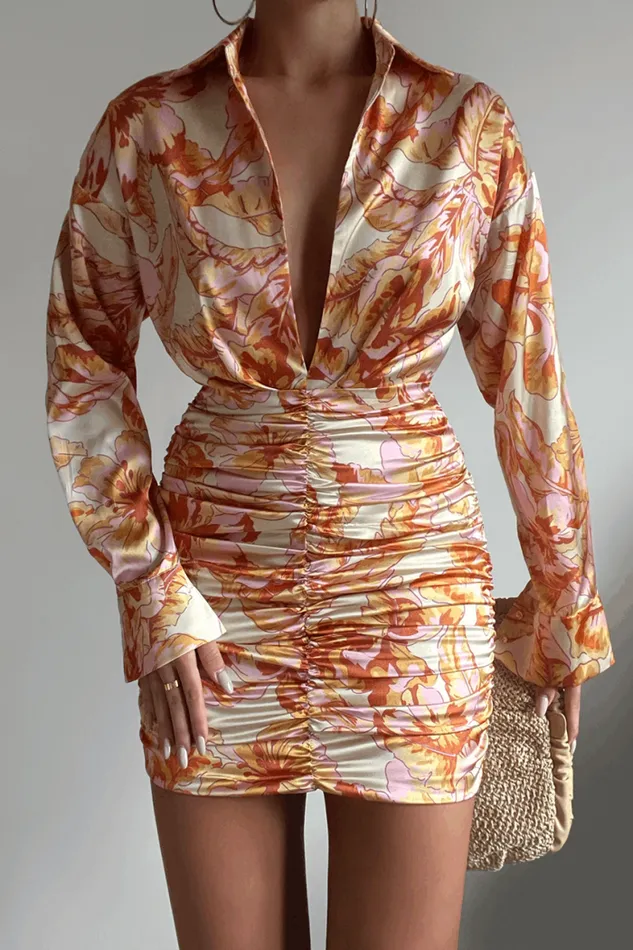 Runaway The Label Mini Shop Akyra Dress 8211 Citrus Tropical