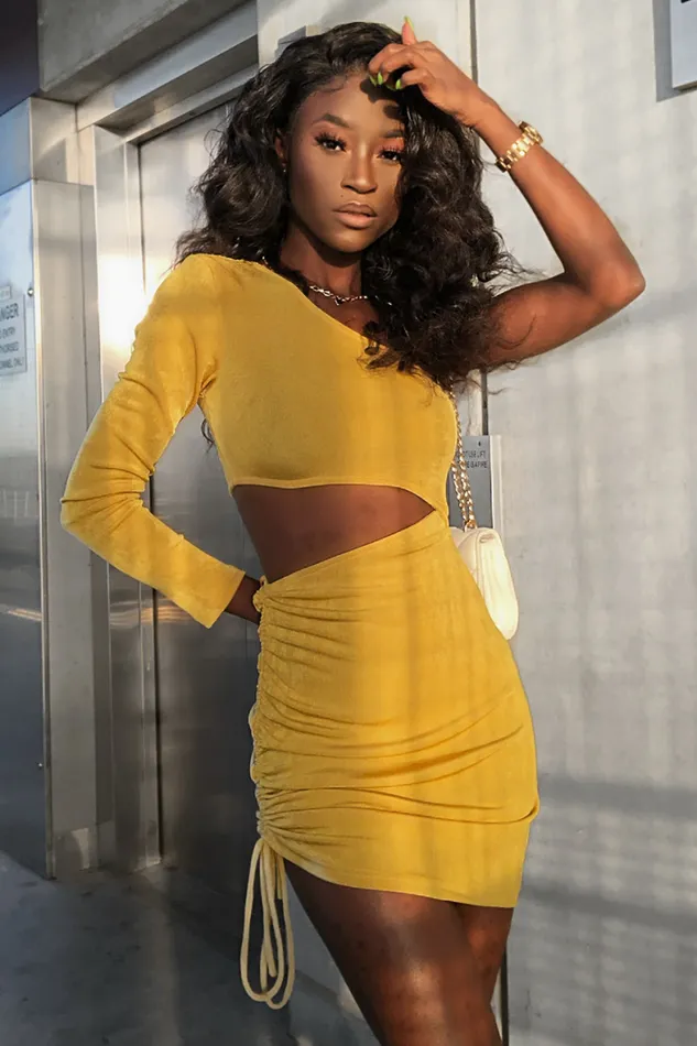 Runaway The Label Mini Shop Salisa Mini Dress 8211 Butterscotch Runaway The Label Mini Shop Salisa Mini Dress 8211 Butterscotch