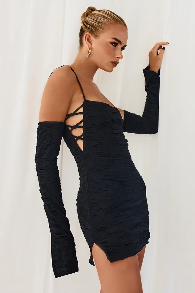 Runaway The Label Mini Shop TANZA MINI DRESS 8211 BLACK Runaway The Label Mini Shop TANZA MINI DRESS 8211 BLACK